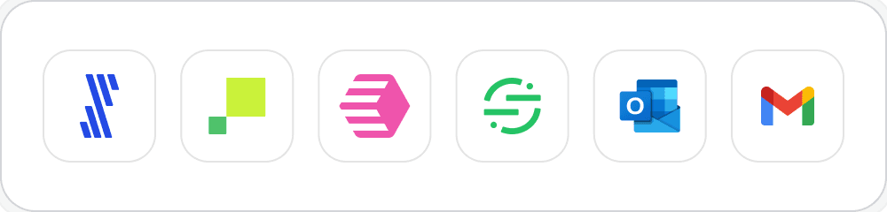 Integrations: Fivetran, Hightouch, Census, Segment, Outlook, Gmail